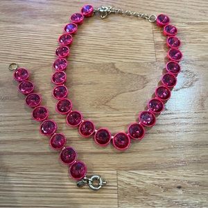 J. Crew Magenta Brûlée Set